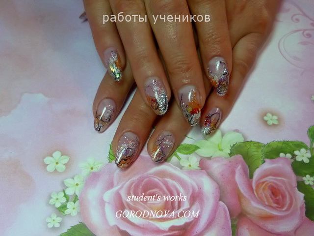 моделирование ногтей акрилом
