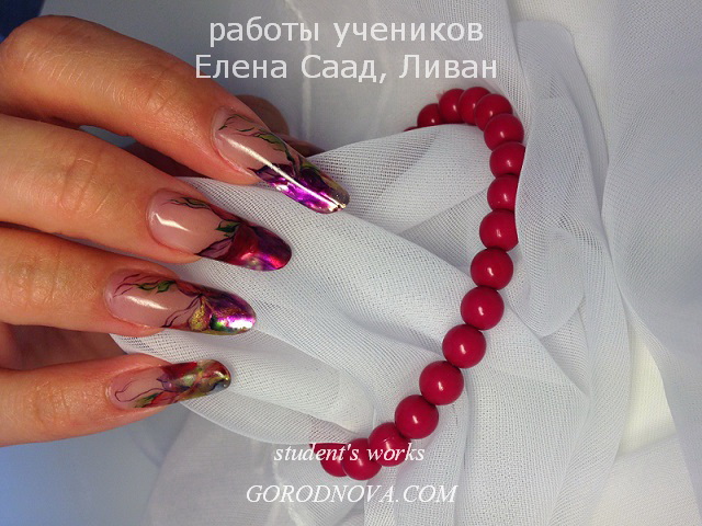 наращивание ногтей гель
