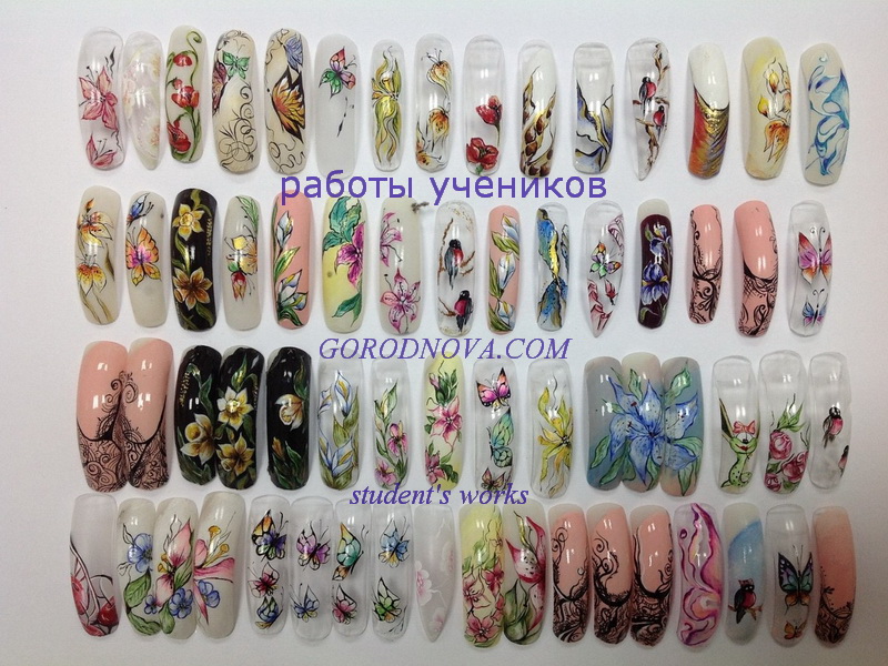 Painting nail art